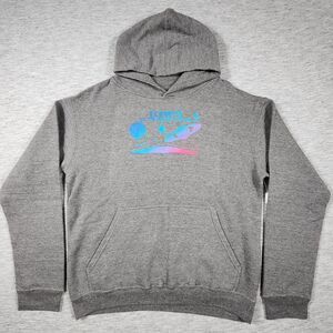 Planets Of The Solar System Pullover Hoodie Long Sleeve Kids Size 14/16 Gray